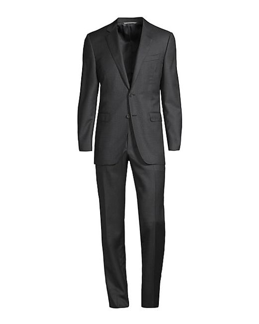 Canali Wool Tailored Slim Suit 50 40 R