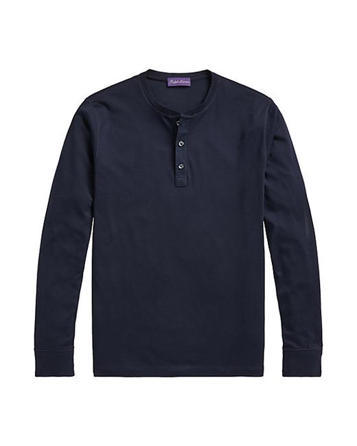 Polo Ralph Lauren Long-Sleeve Cotton Henley T-Shirt