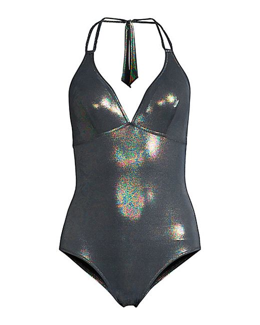 Vilebrequin Faste Glitter Halter One-Piece Swimsuit