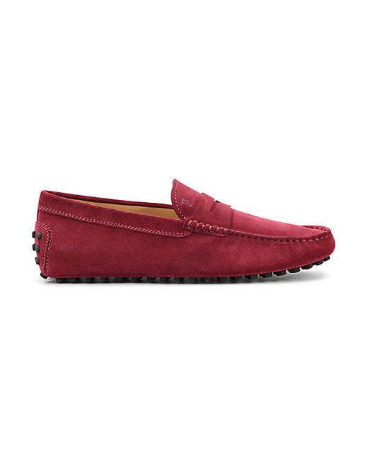 Tod's Gommini Suede Penny Driving Loafers 11 UK 12 US