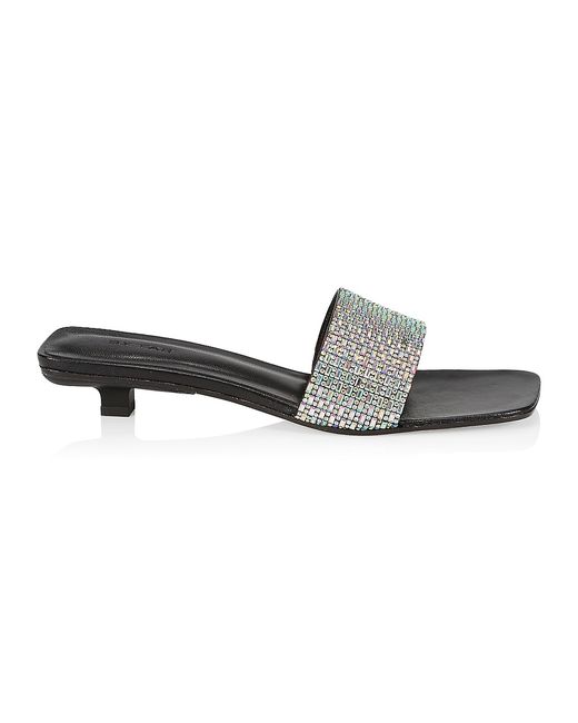 by FAR Ceni Crystal Leather Mules 41 11