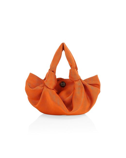 The Row Ascot Two Washed Satin Hobo Bag