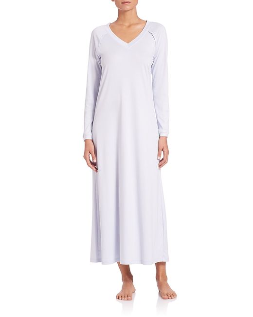 Hanro Pure Essence Long-Sleeve Gown