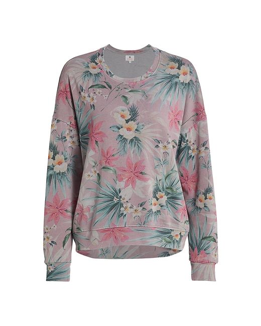 Sundry Tropical Print Sweatshirt 2 Medium