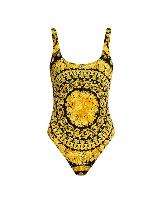 Versace Barocco Low-Back One-Piece Swimsuit 2 Small