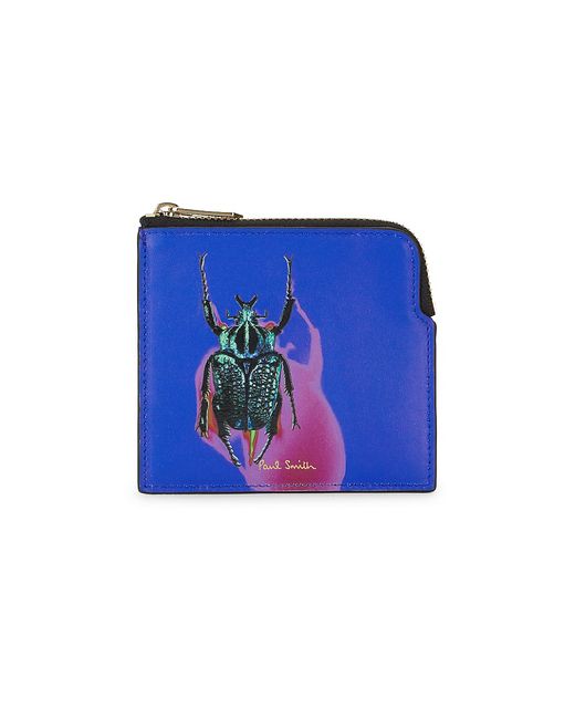 Paul Smith Beetle Leather Zip Pouch