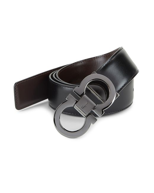 Salvatore Ferragamo Adjustable Reversible Gancini Buckle Belt