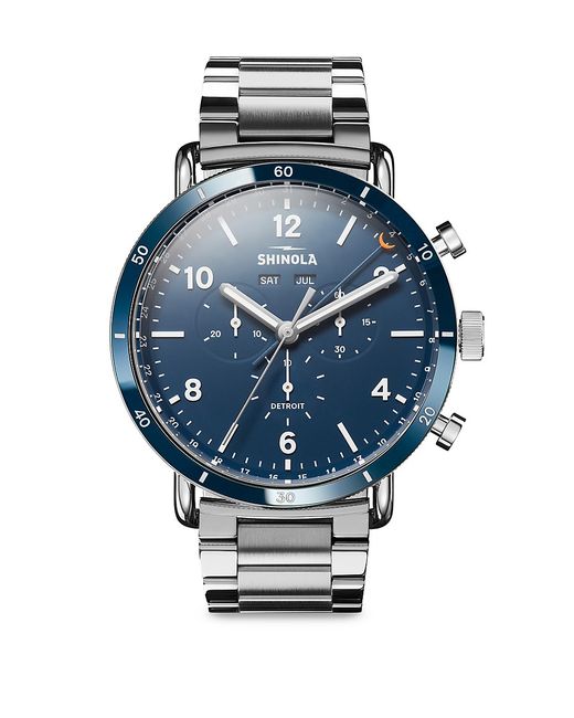 Shinola Canfield Sport Stainless Steel Chronograph Bracelet Watch
