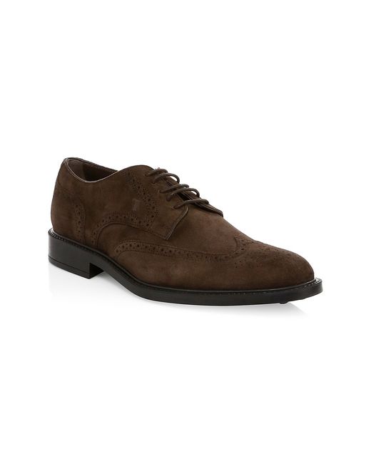 Tod's Lace-Up Suede Wing Tips 12 UK 13 US