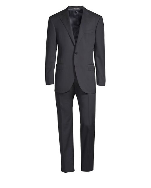 Corneliani Regular-Fit Solid Woven Wool Suit 56 46 L
