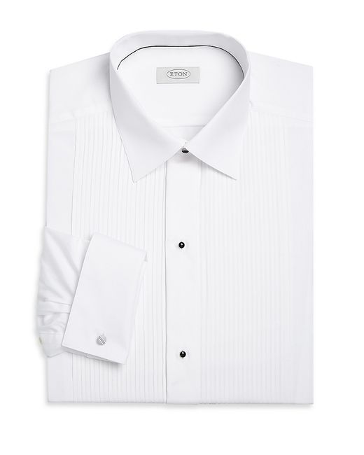 Eton Contemporary-Fit Pleated-Bib Formal Shirt