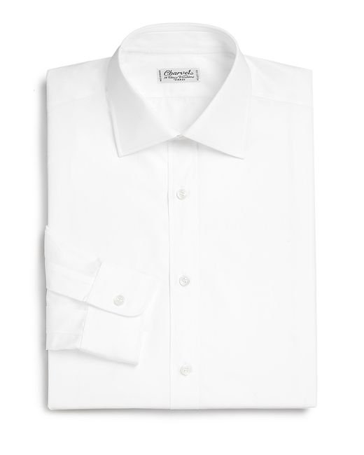 Charvet Regular-Fit Cotton Dress Shirt