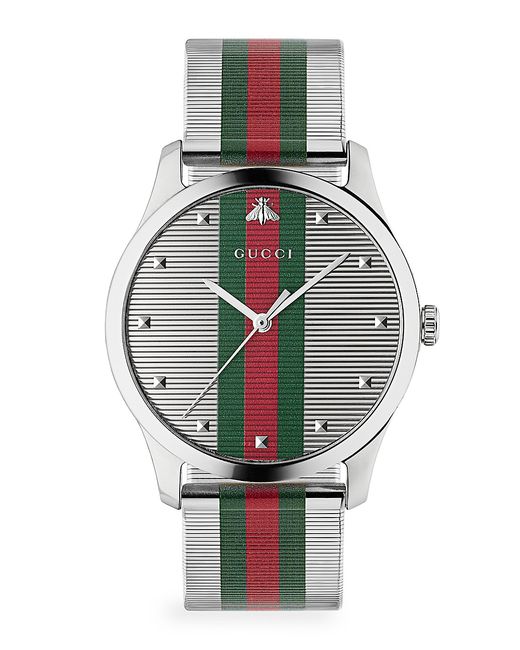 Gucci G-Timeless Mesh Bracelet Watch