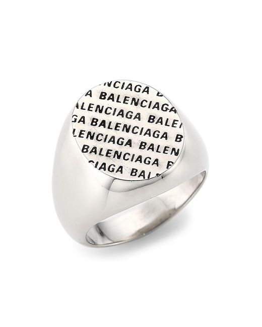 Balenciaga Precious Logo Ring 58 8.5