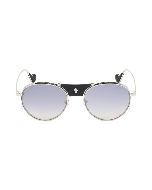 Moncler 57MM Rounded Aviator Sunglasses