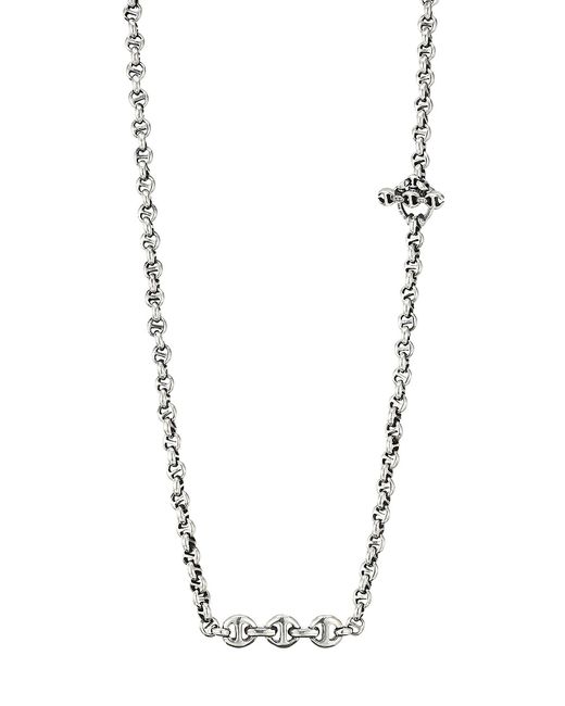 Hoorsenbuhs Open-Link 5MM Sterling Diamond Necklace