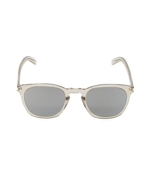 Saint Laurent 49MM Round Sunglasses