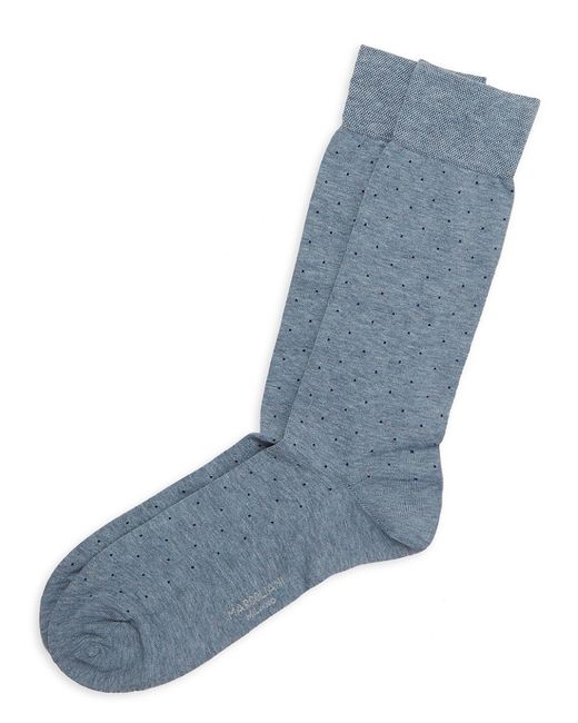 Marcoliani Pin-Dot Pima Cotton Socks