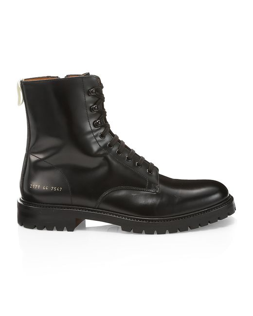 Common Projects Lug Sole Leather Combat Boots 41 8