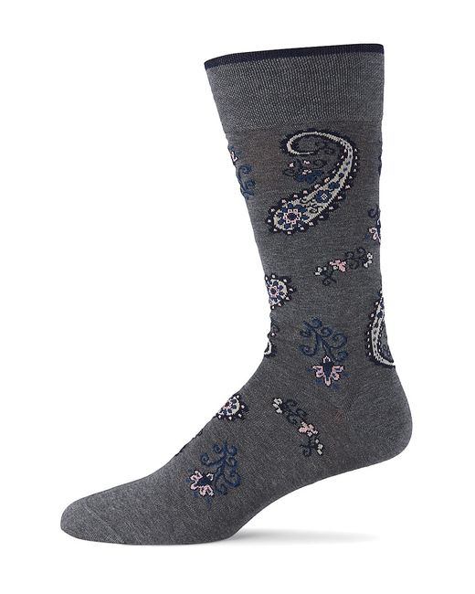 Marcoliani Jaipur Paisley Pima Cotton Socks