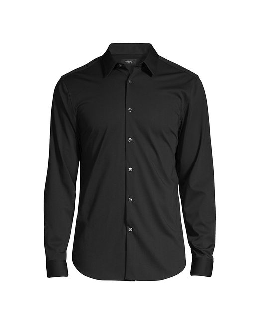 Theory Sylvain Solid Button-Down Shirt