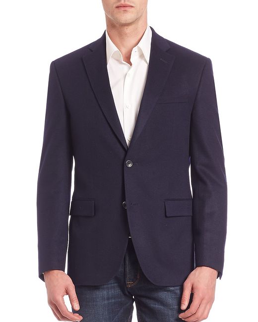 Saks Fifth Avenue COLLECTION Solid Cashmere Blazer