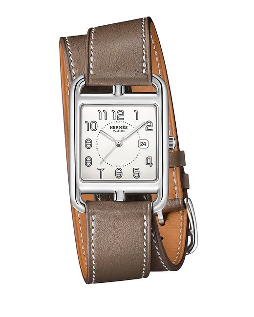Hermès Cape Cod 29MM Stainless Steel Double-Wrap Strap Watch