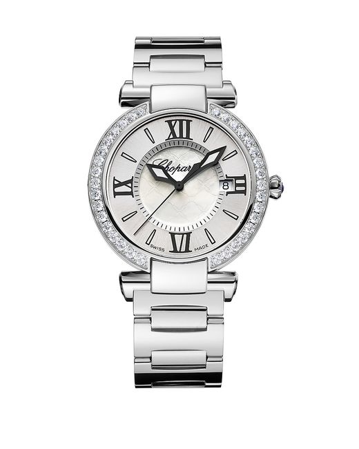 Chopard Imperiale Stainless Steel Diamond Mother-Of-Pearl Bracelet Watch