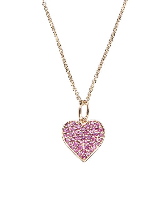 Sydney Evan 14K Heart Charm Necklace