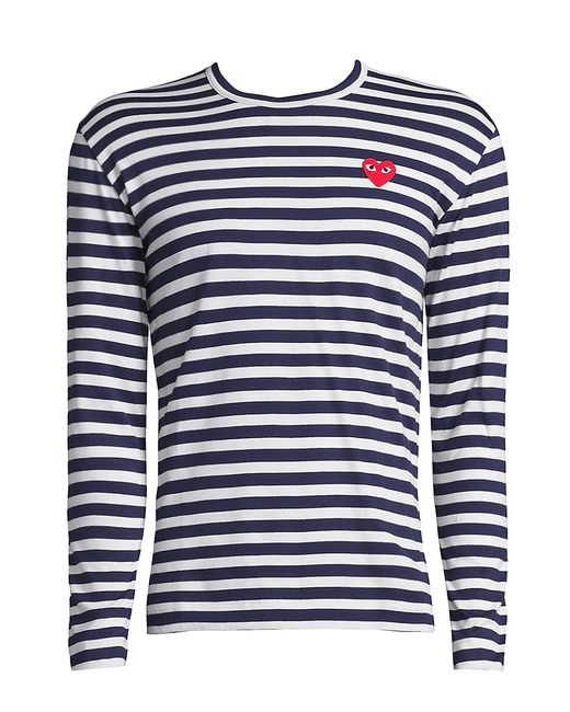 Comme Des Garçons Play Long-Sleeve Striped T-Shirt