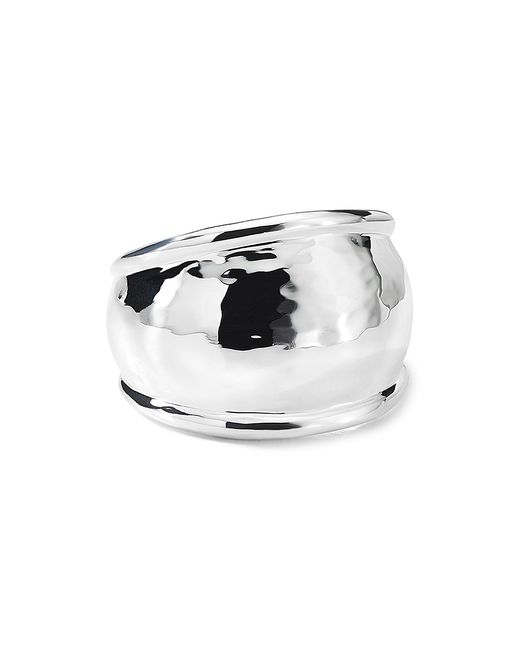 Ippolita Classico Hammered Sterling Dome Ring