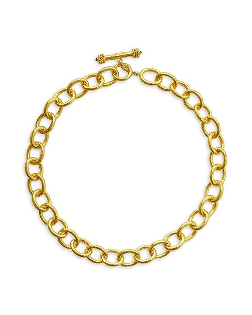 Elizabeth Locke Volterra 19K Goldplated Oval-Link Chain Necklace