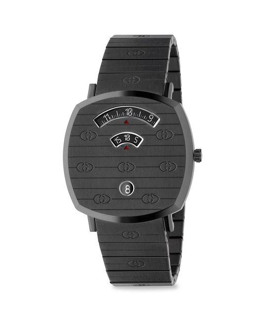 Gucci Grip GG PVD Stainless Steel Bracelet Watch