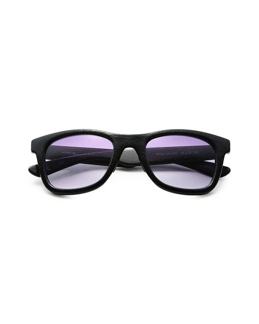 Italia Independent I-Skin 50MM Leather-Effect Square Sunglasses