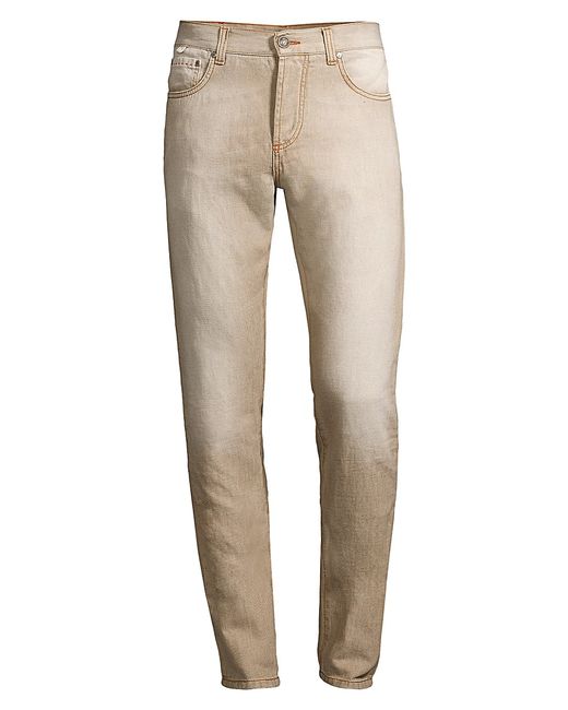 Isaia Slim-Fit Faded Jeans 56 40