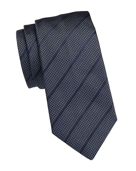 Giorgio Armani Diagonal Stripe Weave Tie