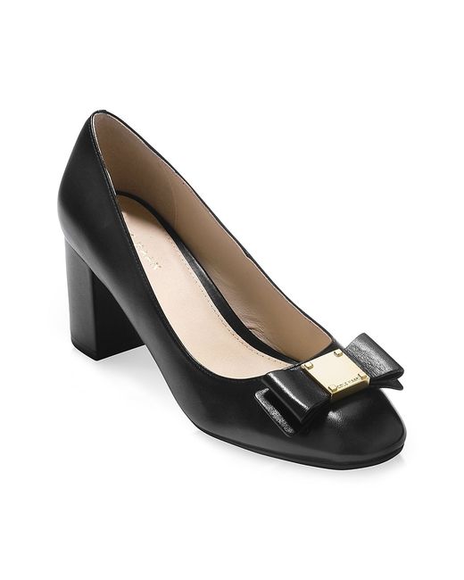 Cole Haan Tali Bow Leather Pumps 38.5 8.5