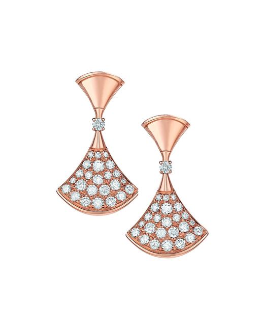 Bvlgari Divas Dream 18K Diamond Earrings