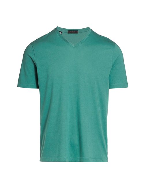Saks Fifth Avenue COLLECTION Melange V-Neck T-Shirt