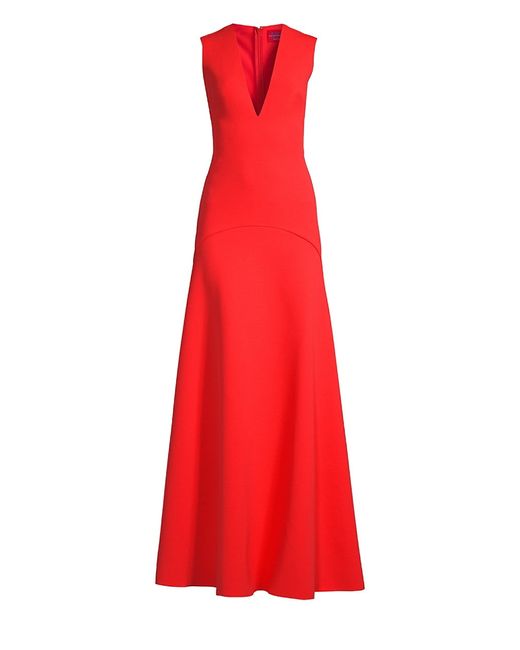 Solace London Seine V-Neck Sleeveless Gown