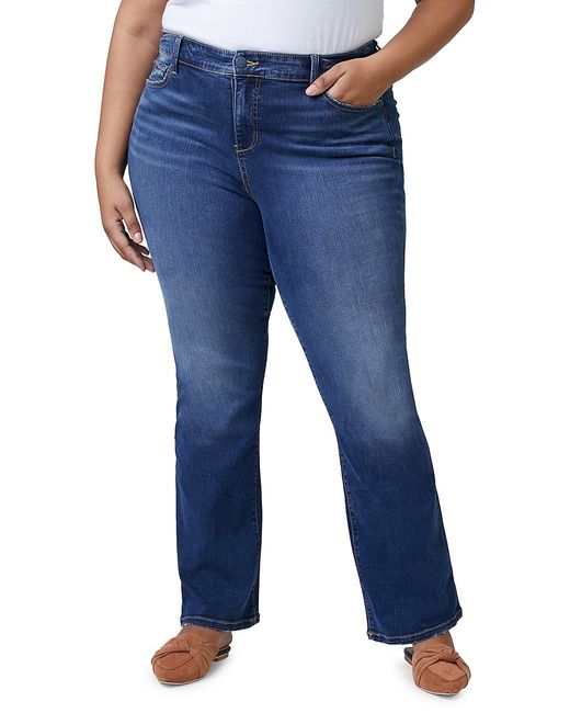 Slink Jeans, Plus Size High-Rise Bootcut Jeans