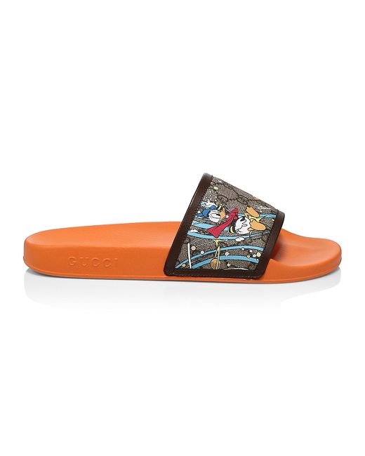 Gucci Disney x Donald Duck Pursuit Slide Sandals 12 UK 13 US