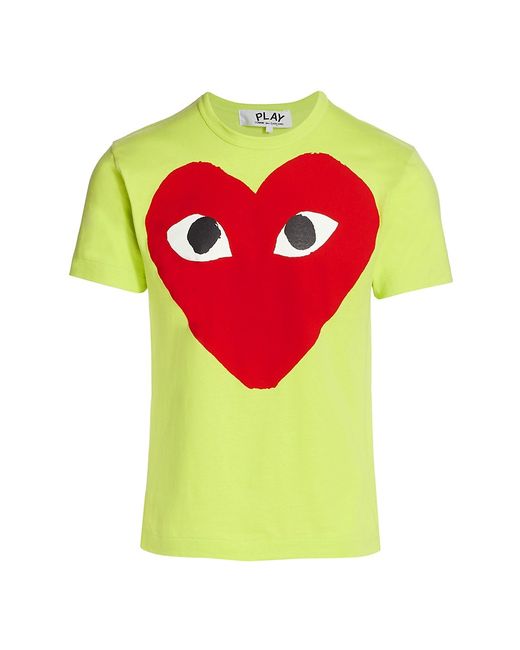 Comme Des Garçons Center Heart Graphic T-Shirt