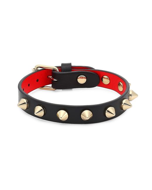 Christian Louboutin Spike Leather Bracelet