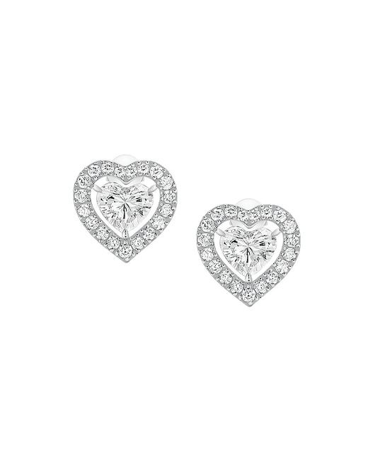Messika Joy Coeur 18K Diamond Single Stud Earring