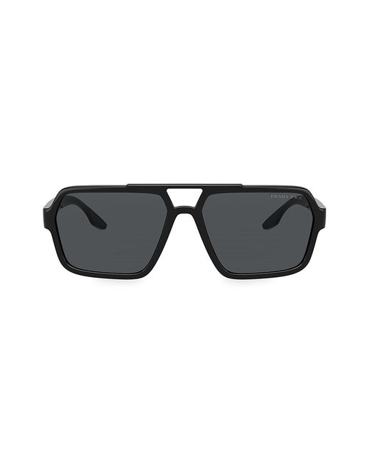 Prada 59MM Rectangular Sunglasses