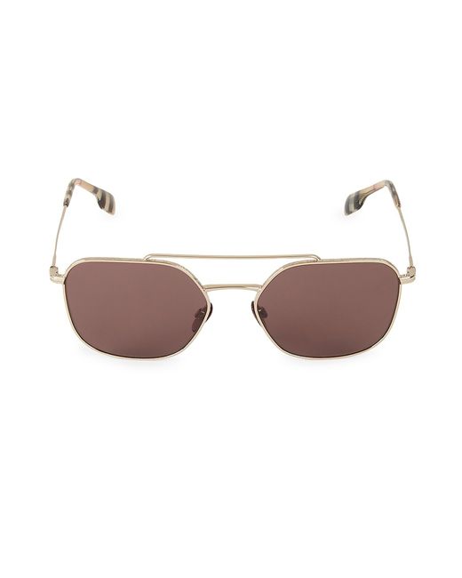 Burberry 56MM Geometric Sunglasses