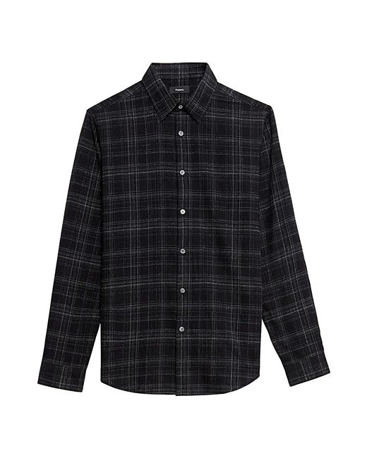 Theory Irving Flannel Shirt