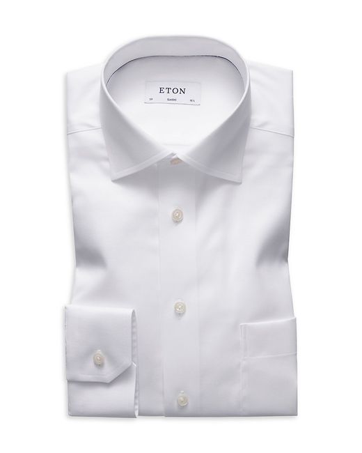 Eton Classic-Fit Twill Dress Shirt