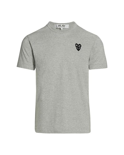 Comme Des Garçons Play Embroidered Heart Patch Tee